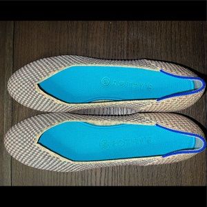 BRAND NEW Rothy’s Multi Metallic Flats - size 12